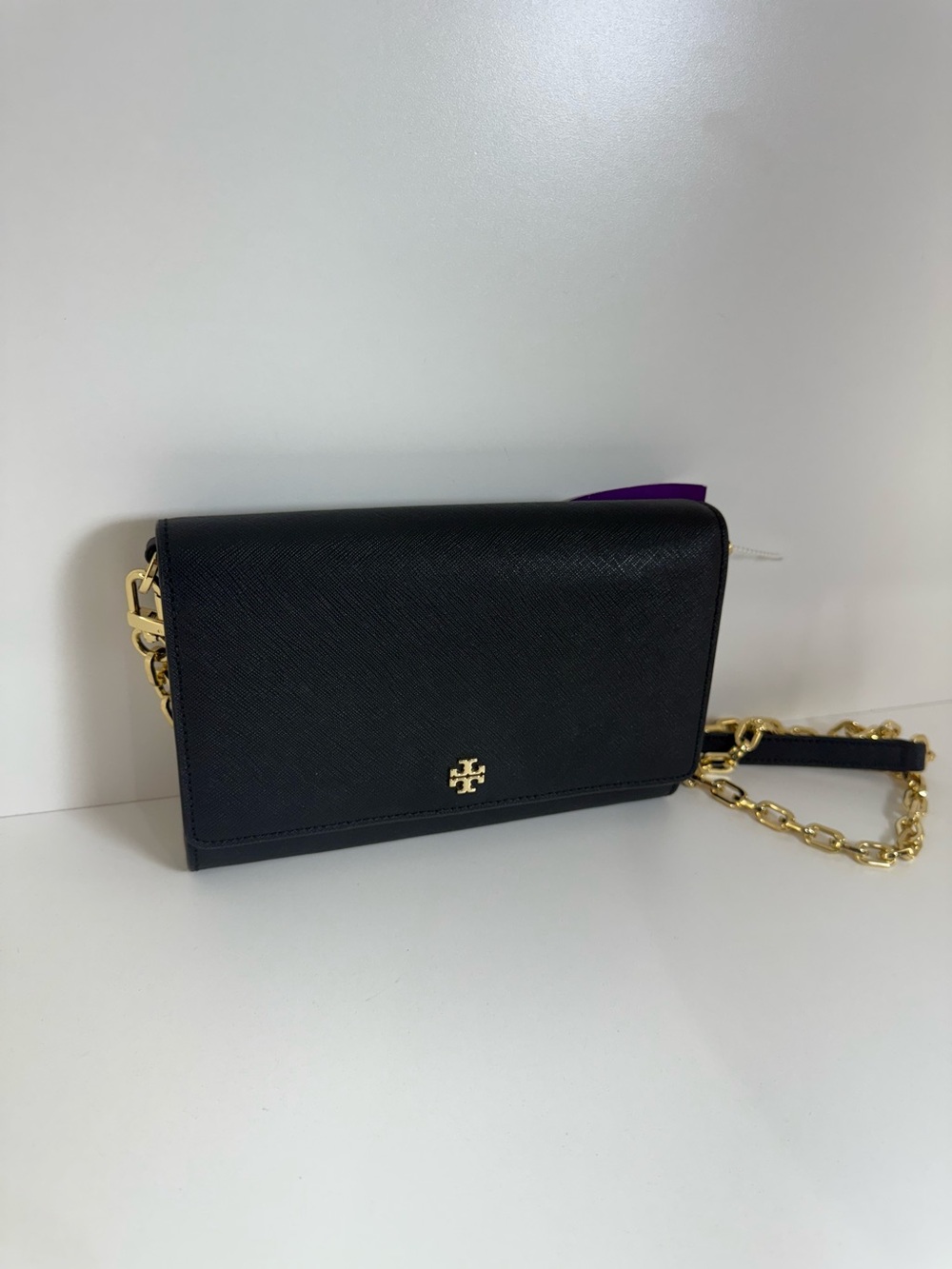 Tory Burch Small Flap Closure w/ Gold Chain Cross Body